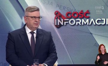 Starosta Tomasz Pleban w TVP 3 Kielce